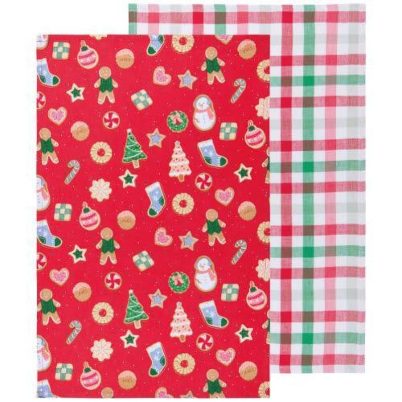 NOW Designs Dishtowels (Set of 2): Cookie Exchange