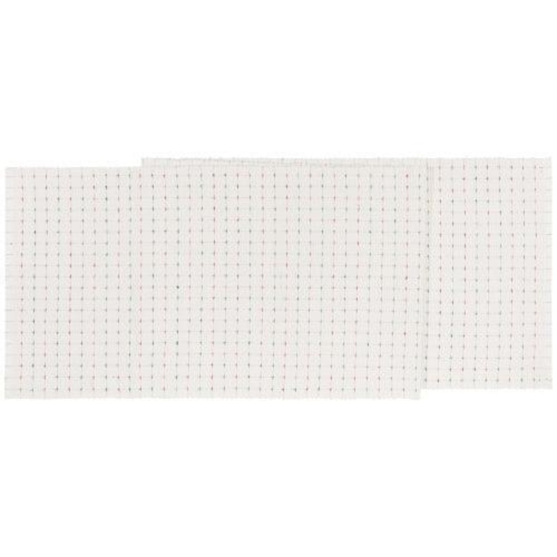 NOW Designs Runner: Ribbed, Natural Red Green