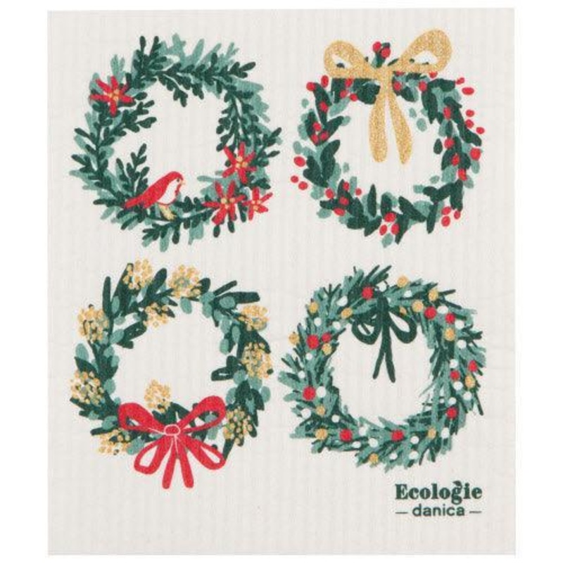NOW Designs Swedish Dishcloth: Wreaths