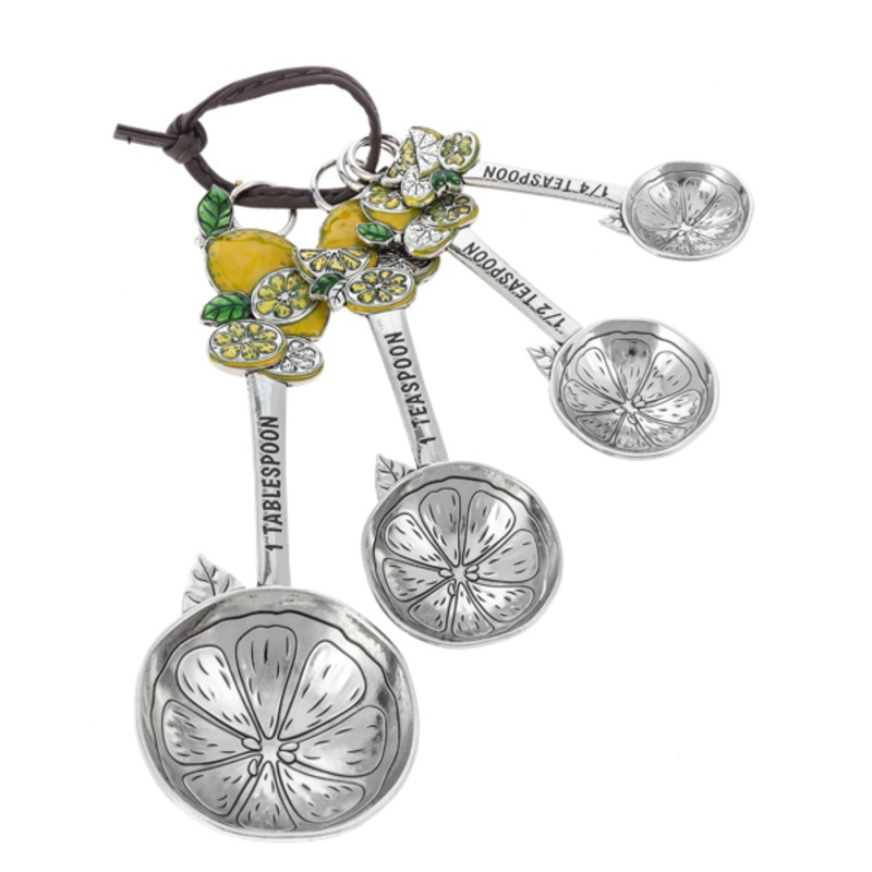 Ganz Measuring Spoons (Set of 4): Lemon Slices