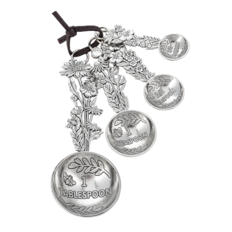 Ganz Measuring Spoons (Set of 4): Wildflower