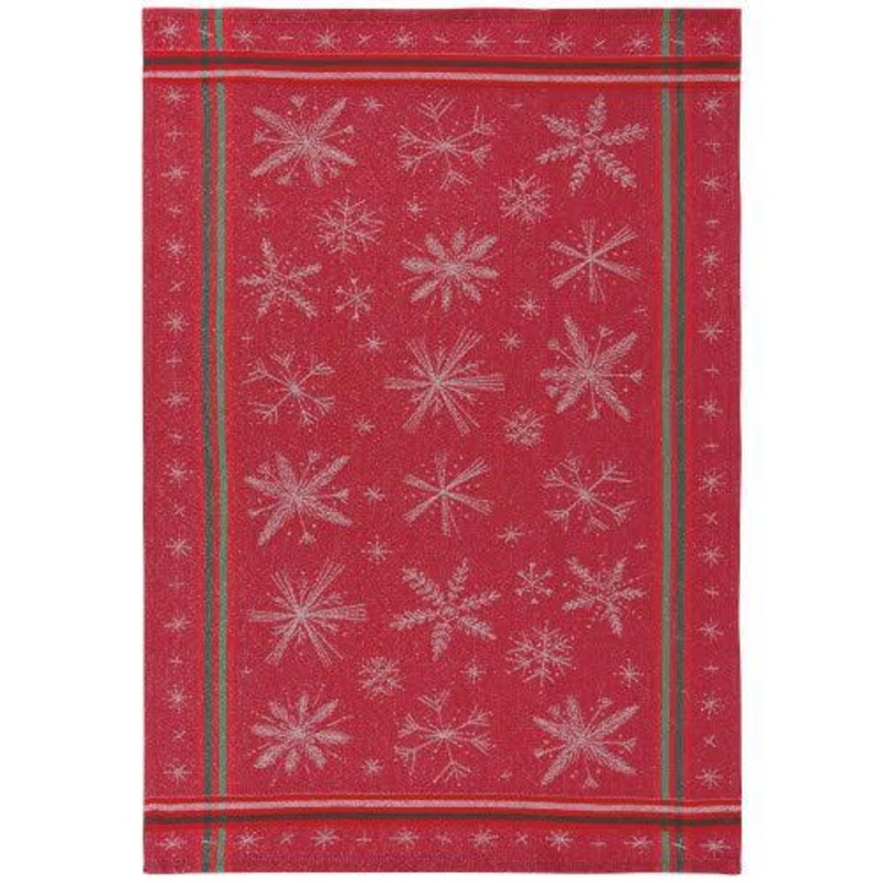 NOW Designs Dishtowel: Jacquard, Snowflakes
