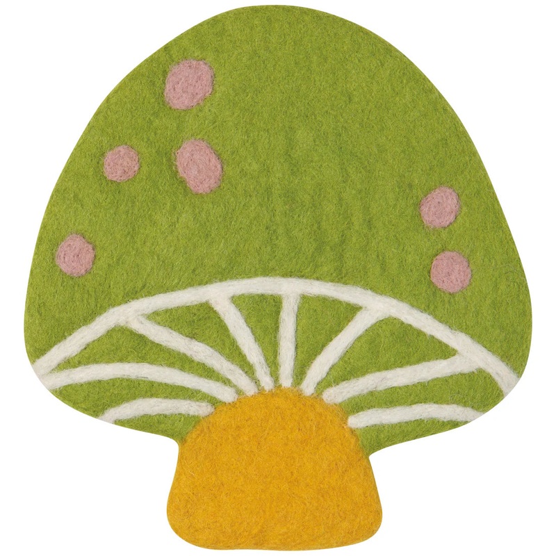 NOW Designs Trivet: Mushroom Gems