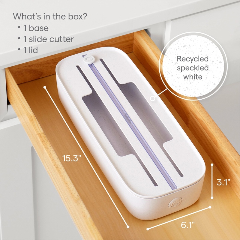YouCopia Storaroll Wrap Dispenser, 2-in-1