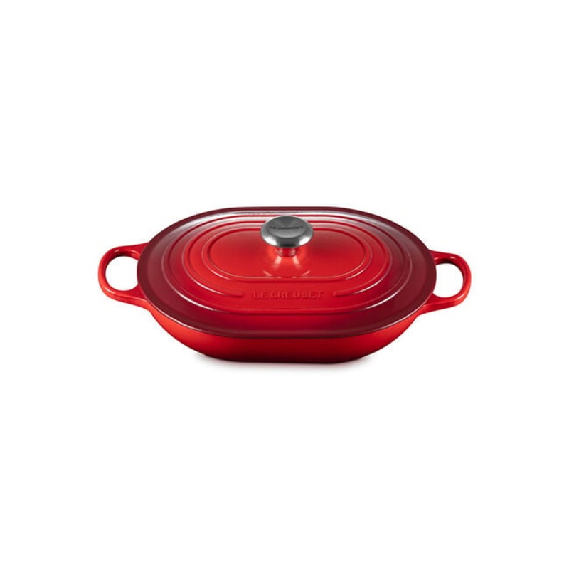 Le Creuset Oval Casserole: 3.75 QT, Cerise