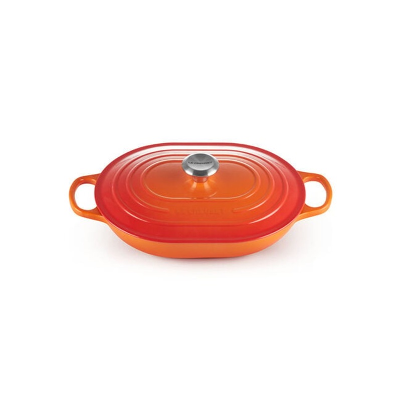Le Creuset Oval Casserole: 3.75 QT, Flame