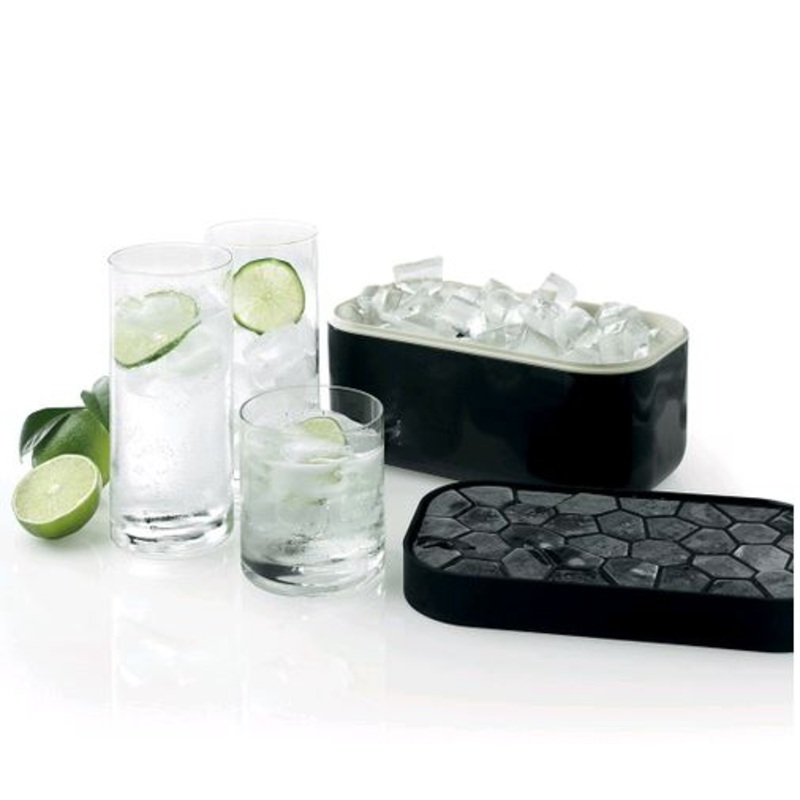Lekue Ice Box Silicone Ice Cube Tray and Storage Box