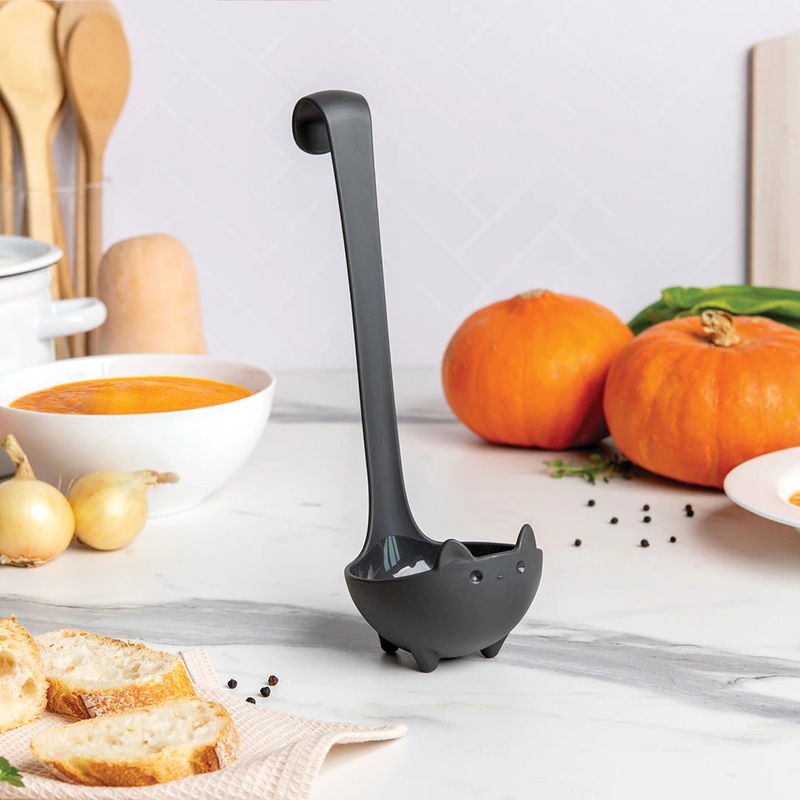 OTOTO Katie Cat Ladle: Gray