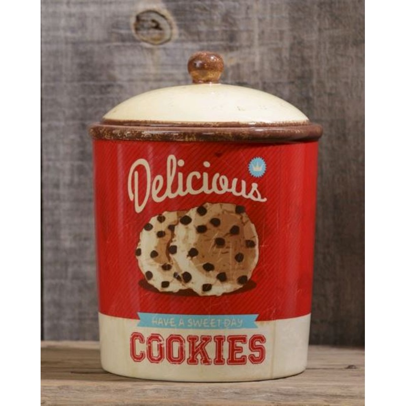 Retro Ceramic Cookie Jar