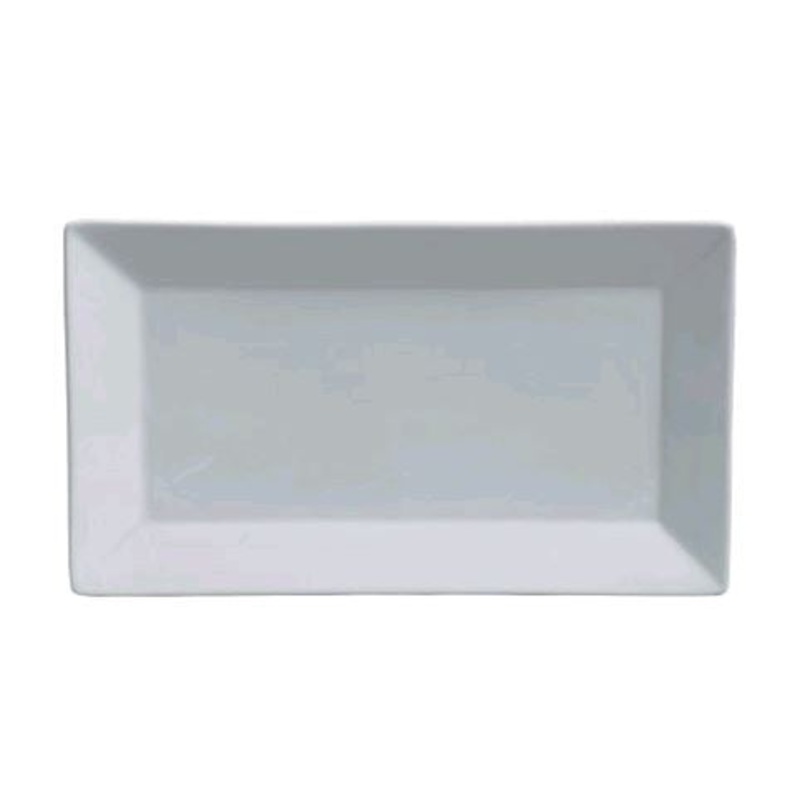 Steelite 6900E553 Varick Cafe Porcelain 14 x 7" Tray - 12 Case