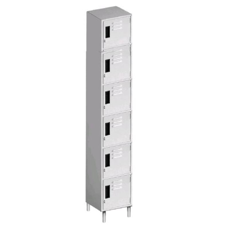 Tarrison 12" x 15" x 79" Single Column Locker with Six Compartments L12606P