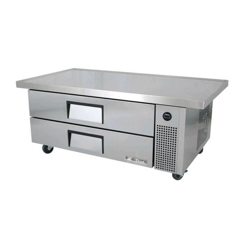 True 60" Two Section Stainless Steel Chef Base w/ (2) Drawers TRCB-52-60