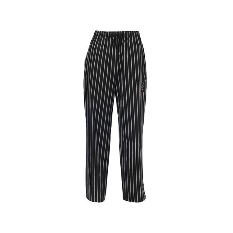 Winco 2XLarge Chalkstripe Relaxed Fit Chef Pants UNF-3CXXL