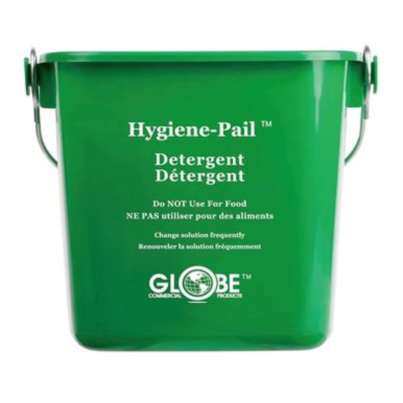3 Qt Sanitizing Hygiene Pail - Green