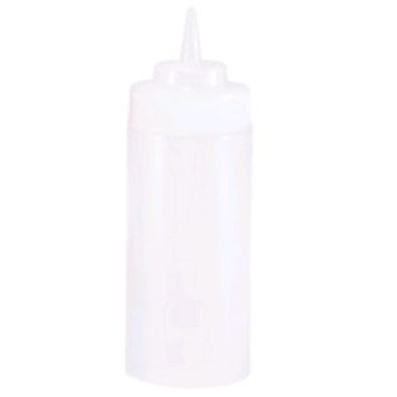 Browne 57801200 12 oz Clear Squeeze Bottle