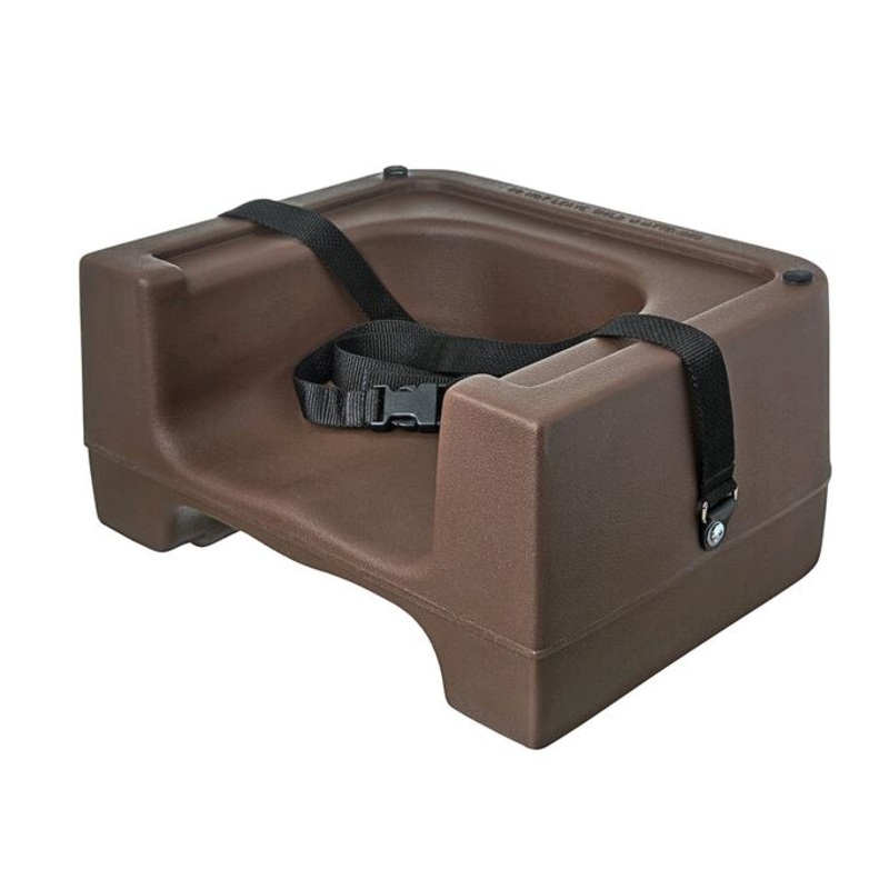 Carlisle 7114-101 Brown Plastic Dual Booster Seat