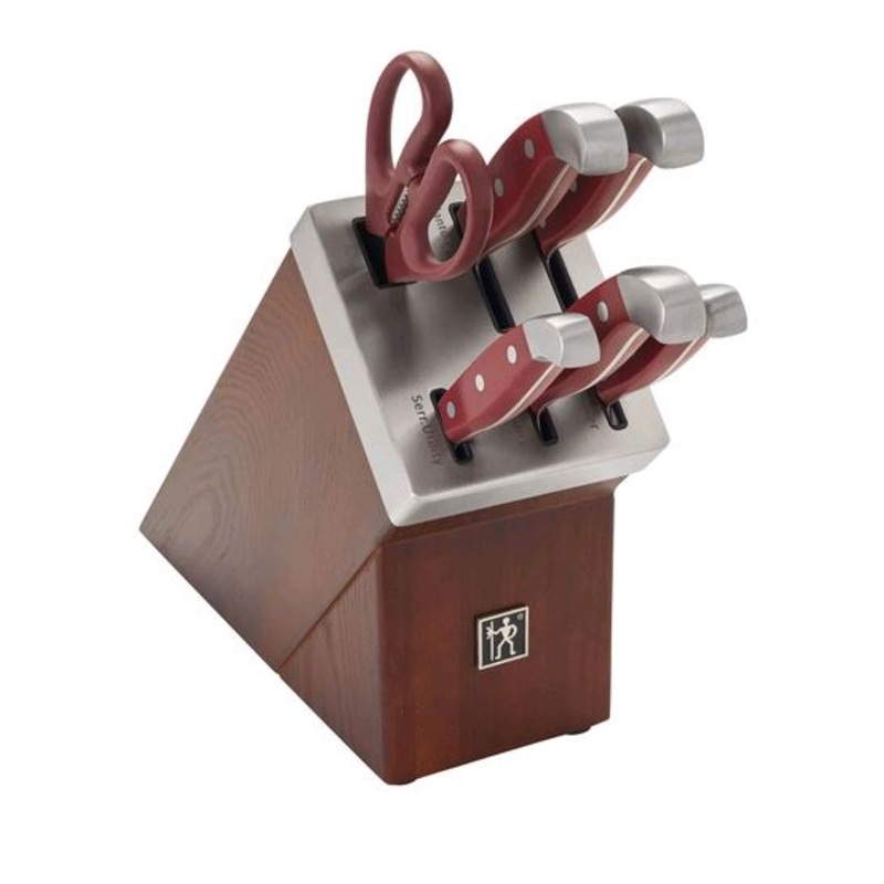 Henckels Statement 7 Piece Red Knife Block Set 15290-007