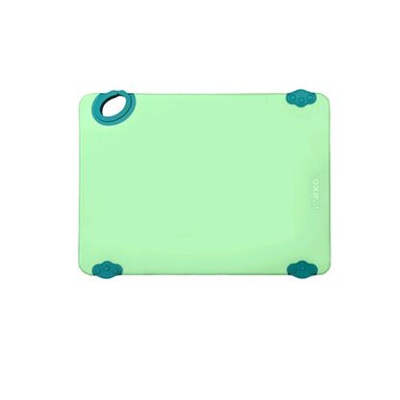 Winco 12" x 18" Green Plastic Cutting Board With Hook CBK-1218GR