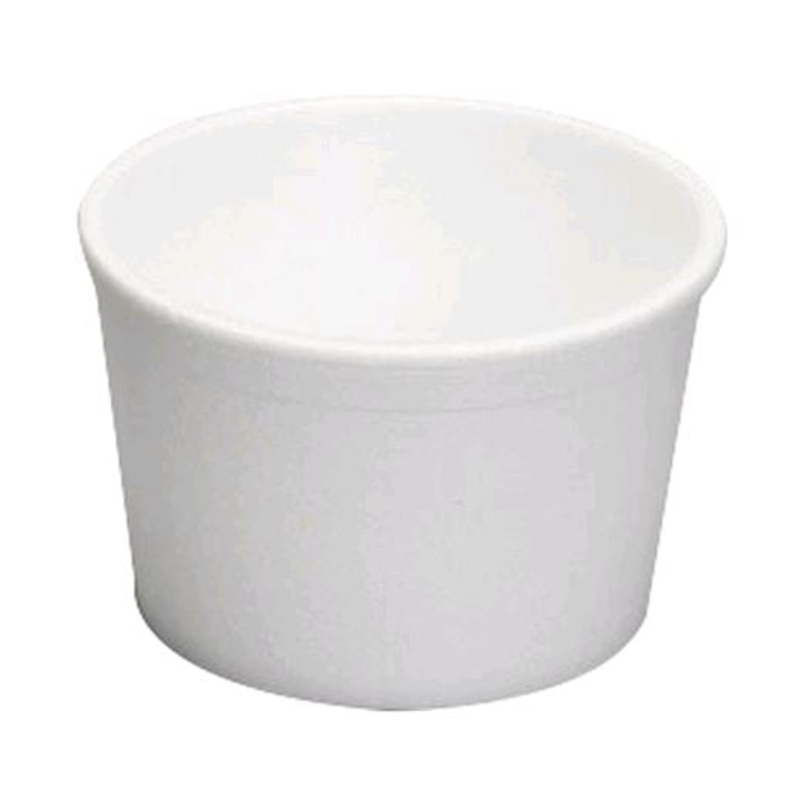 4 oz. White Foam Soup Containers
