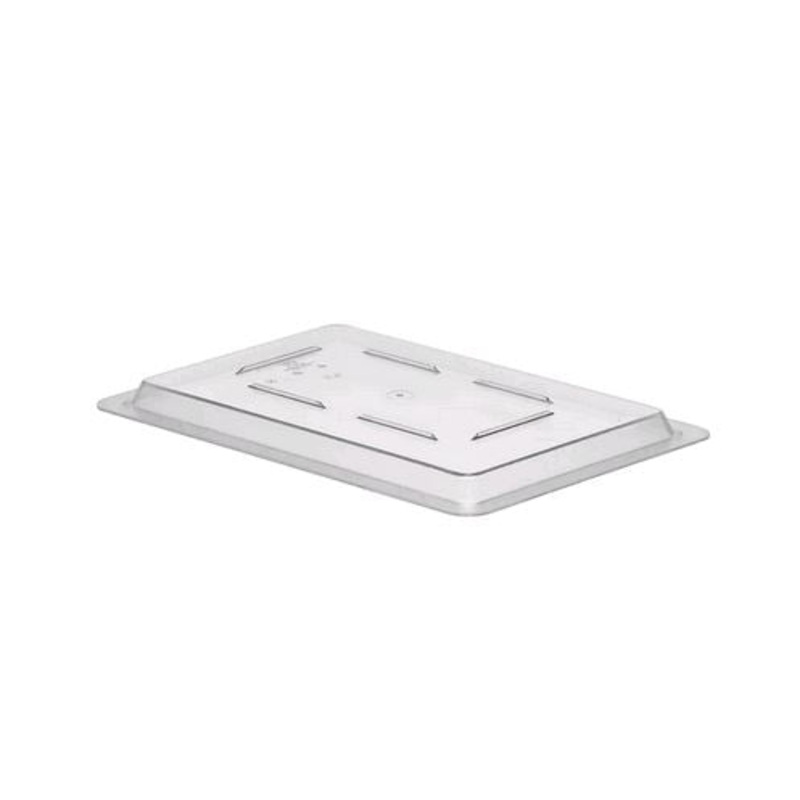 Cambro 1218CCW135 Camwear Food Storage Cover - Flat, 12x18" Clear