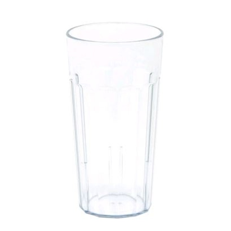 Cambro Tumbler  Clear Fluted Plastic 22 oz NT20152 36/1EA