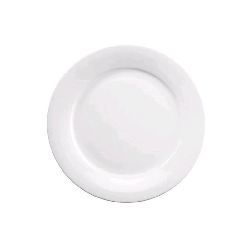 Churchill 12" Round Art de Cuisine Dinner Plate - Porcelain, White ZCAPO121