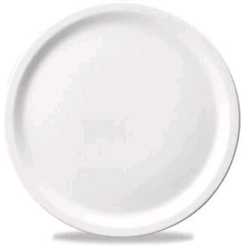 Churchill - 13.5" Super Vitrified Nova Pizza Plate/Platter Set of 6 - WH PPP1