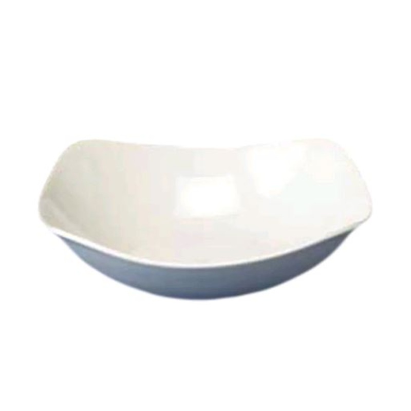 Churchill WHSQ71 20 oz. X Squared Bowl - White Ceramic