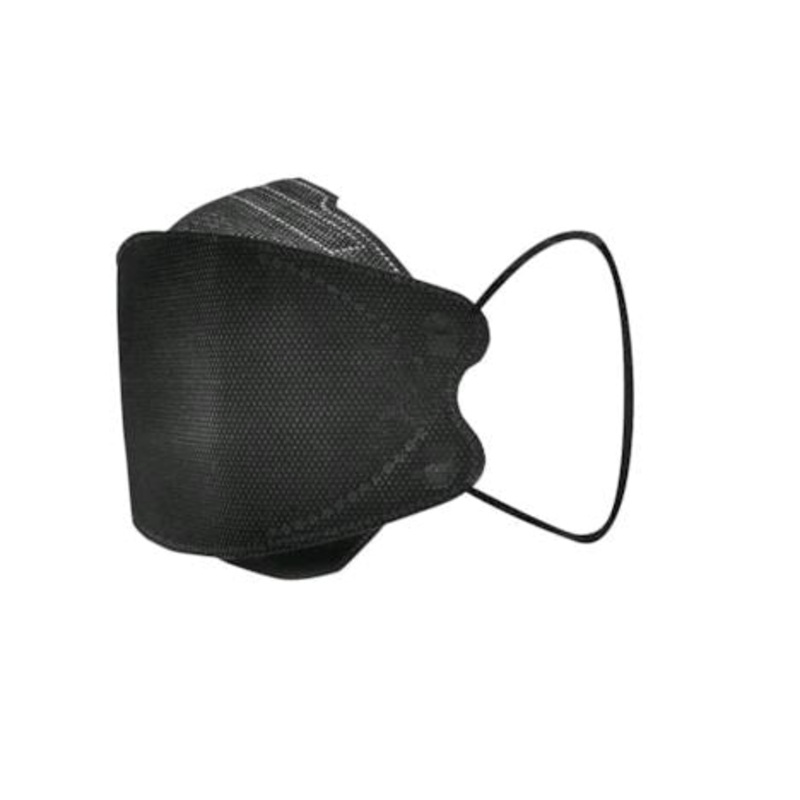Globe Commercial Products KN95 Form Fitting Disposable Masks, Black, Box of 20