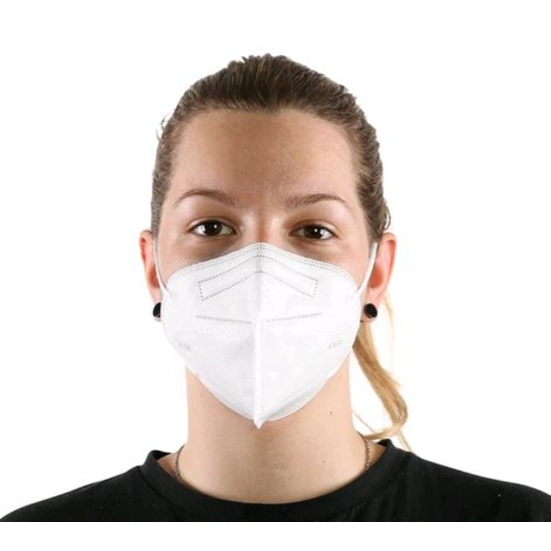 Globe White Face Mask