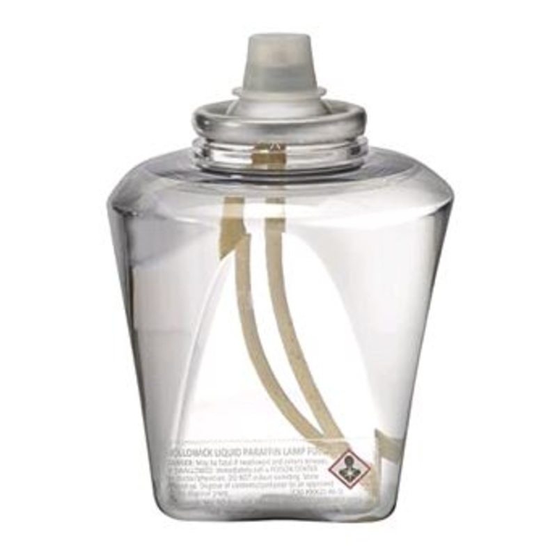 Hollowick 37 Hour Liquid Wax Disposable Clear Plastic Fuel Cell 1/EA