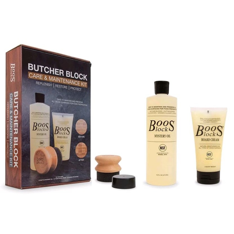 John Boos MYSCRMAPPGP Cutting Board Care Set