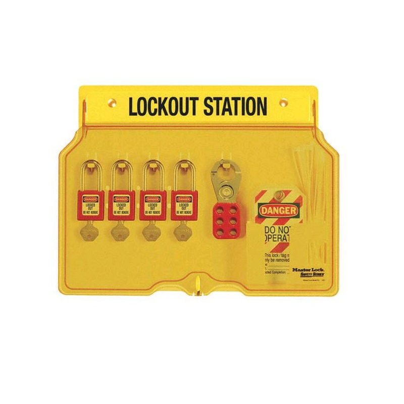 Master Lockout Tagout Station MST1482BP410FRC