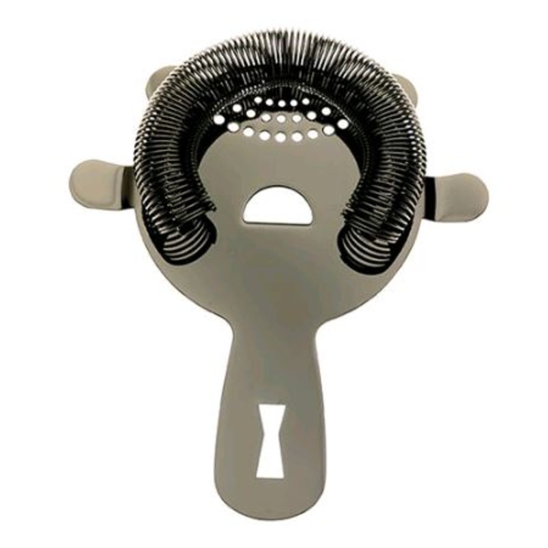 Mercer Culinary Gun Metal Black 5-5/8" Bar Strainer M37071BK