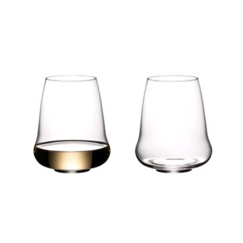 RIEDEL 6789/15 Stemless Wings Riesling/Sauvignon/Champagne Glass - 2 Pack