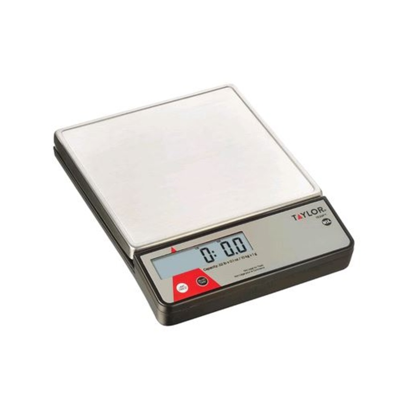 Taylor TE22FT Digital 22 Lb. Portion Control Scale, SS Platform