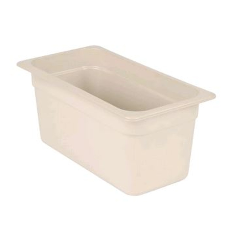 Cambro 36HP772 H-Pan Hot Food Pan - 1/3 Size, 6"D, Non-stick, Black*