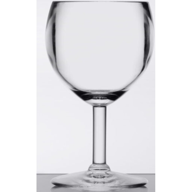 GET 6OZ Plastic Wine Glasses SW-1406-1-CL 1/1EA- SW-1406-1-CL*