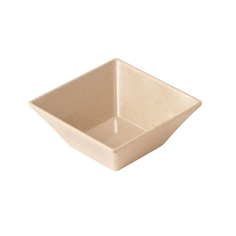 GET BAM-1238 BambooMel 14 oz. Square Bowl*