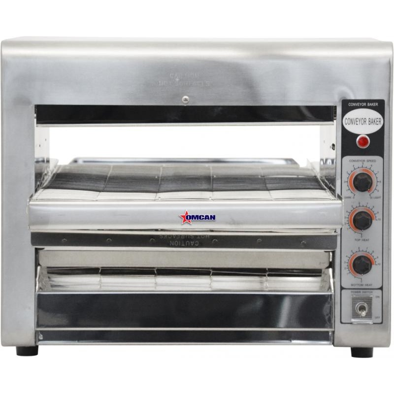 Omcan Conveyor Toaster Oven with 14 Belt  3.6kW, 240V, 1Ph 11387 1/1EA*