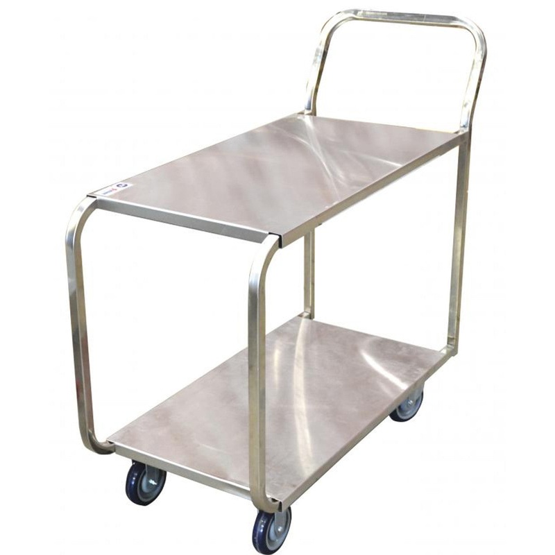 Omcan Stainless Steel Solid Top Stock Cart 13118 1/1EA*