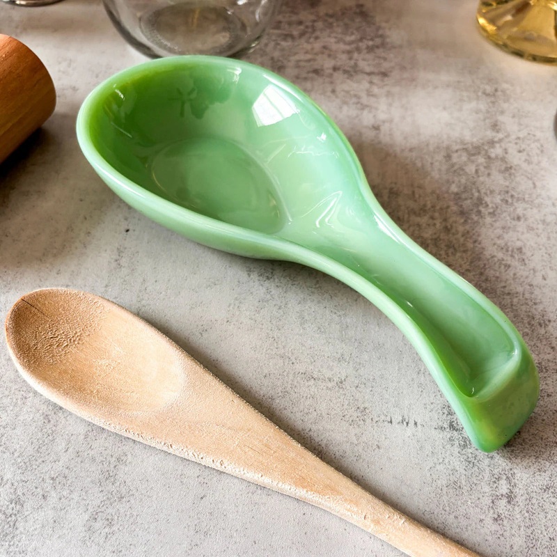 Tablecraft- Spoon rest Jade -HJB1