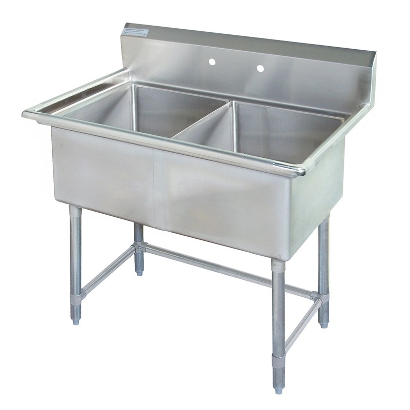 Tarrison Double Pot Sink 18"x18" Centre PS2-18 1/1EA*