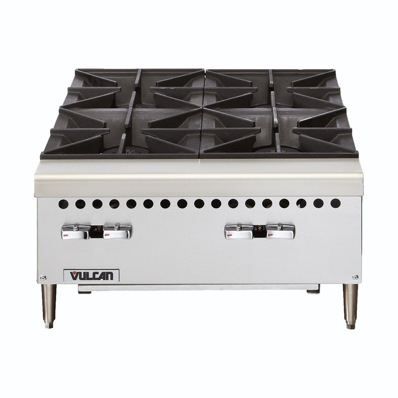 Vulcan VCRH24 Countertop 24 4-Burner Gas Hot Plate VCRH24 1/1EA*