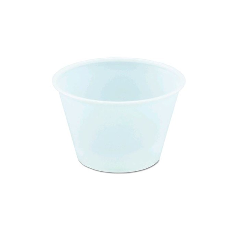 Dart Solo 4 oz Translucent Plastic Portion Cup P400N*