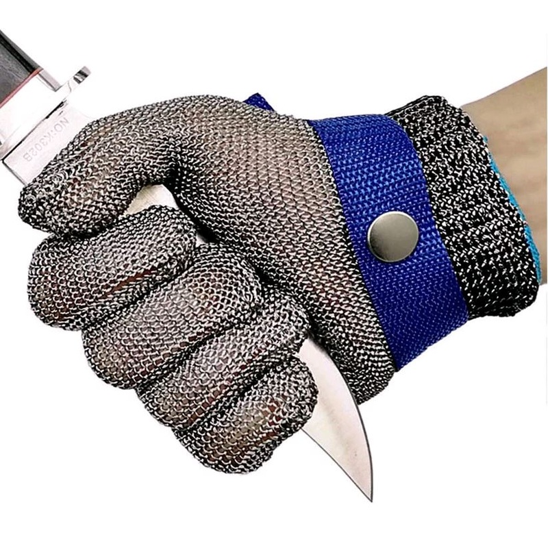 DVA/Beltram Cut Resistant Mesh Butcher Safety Work Gloves