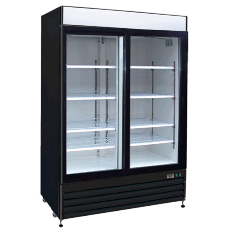 EFI Two Swing Door Glass Refrigerator Merchandiser C2-54GDVC