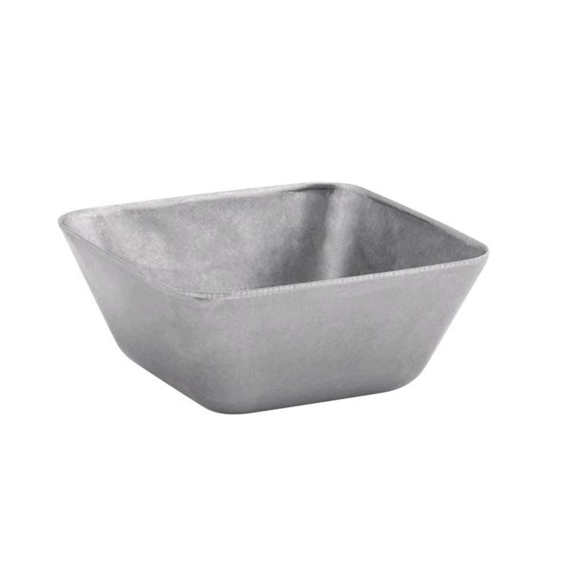 Front of the House Mod 3 oz. Square Antique Finish Stainless Steel Ramekin DSD068ANS23