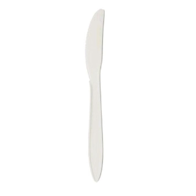 Generic Medium Weight White Knives Economy, Pack of 1000