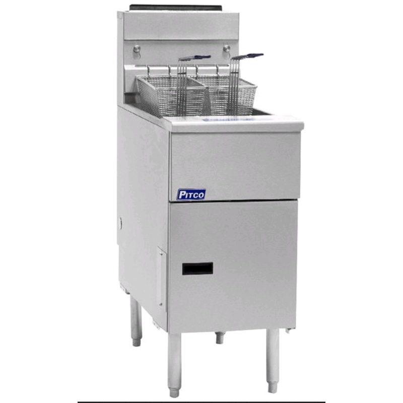 Pitco 40-50lb Liquid Propane Floor Fryer SG14-S